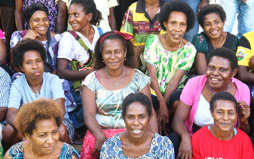 Group of women from Papua New Guinea