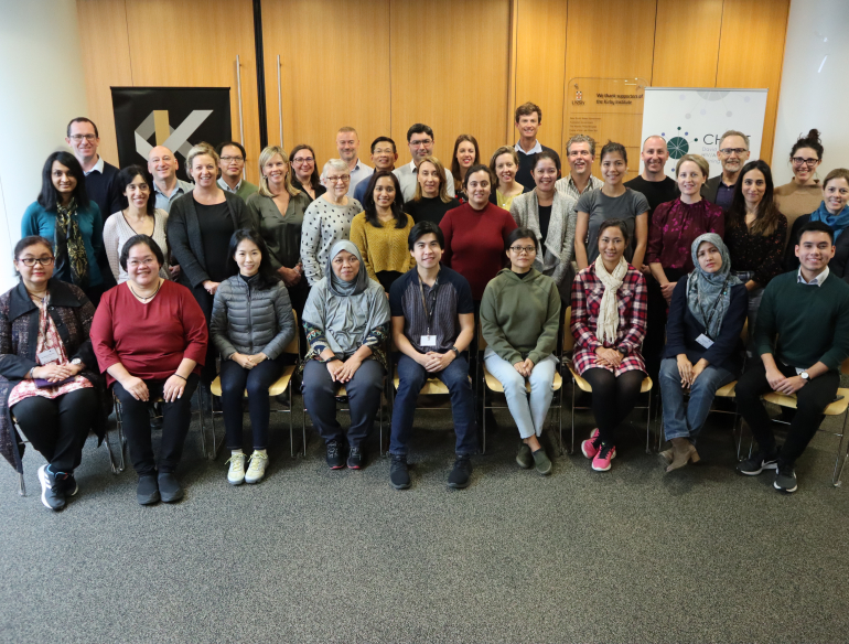 CHART Program 2019 participants with mentors and colleagues at the Kirby Institute. Credit: Kirby Institute