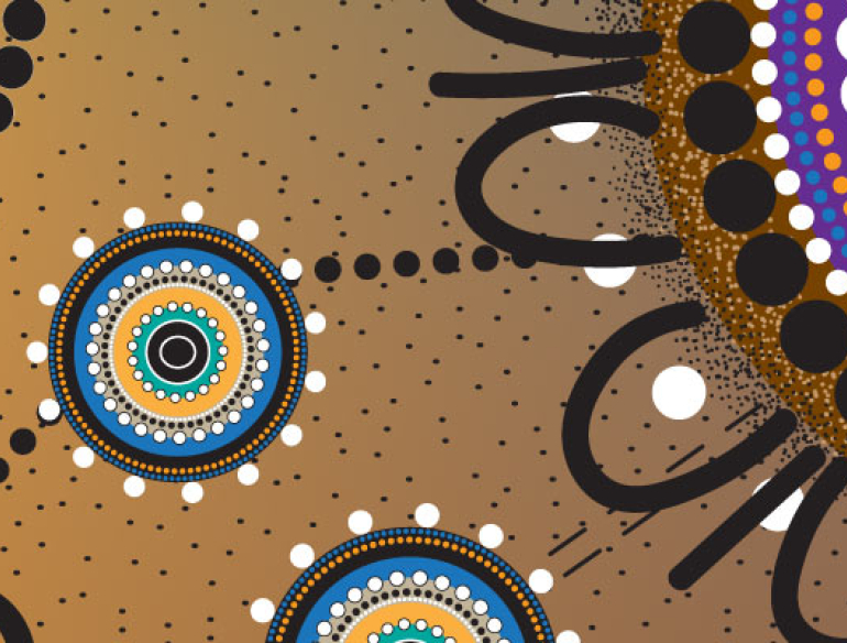 Aboriginal artwork by Jasmine Sarin, JS Koori Designs