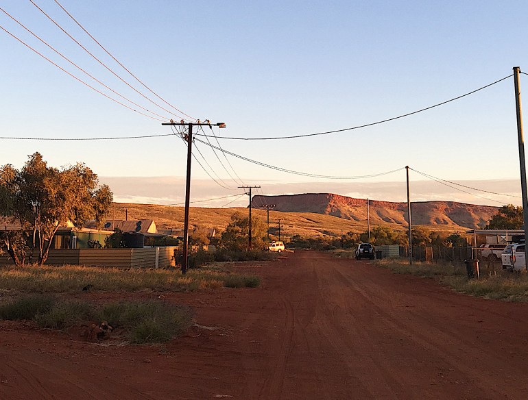 Remote community of Kintore, Northern Territory. Aboriginal health research. Credit: Steve Bell