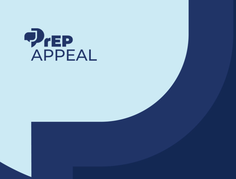 Blue PrEP report header image