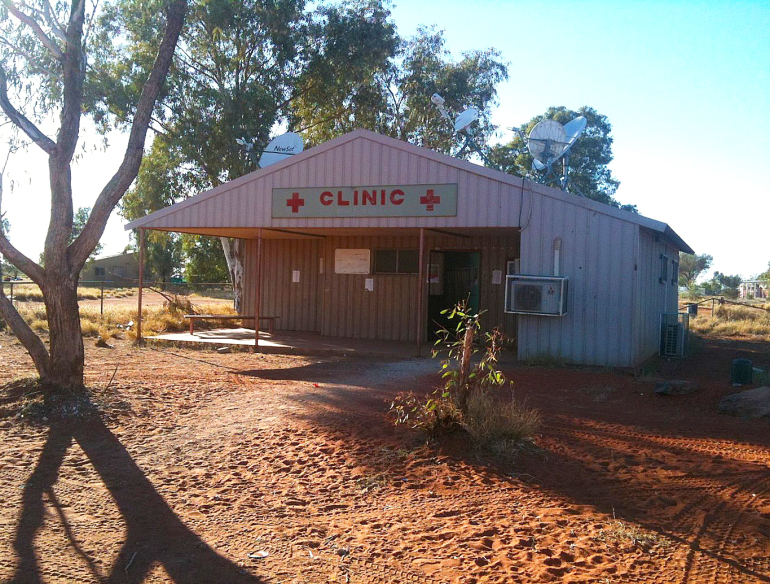 Remote community clinic, Aboriginal health. Credit: Louise Causer