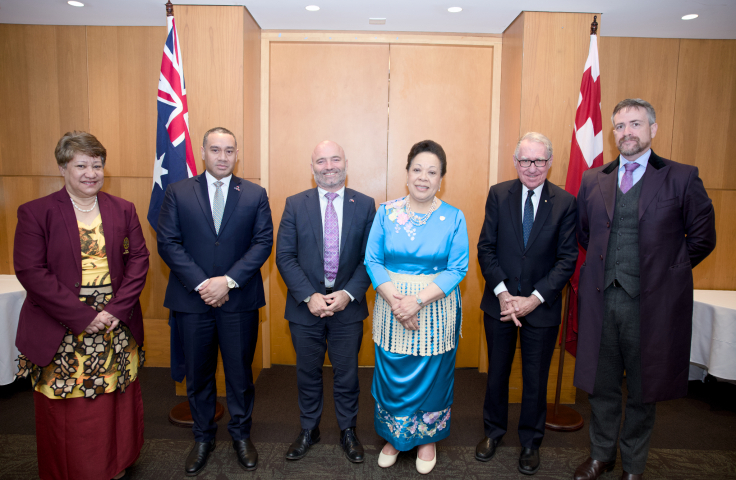 Queen of Tonga David Gonski Attila Briggs royal visit UNSW
