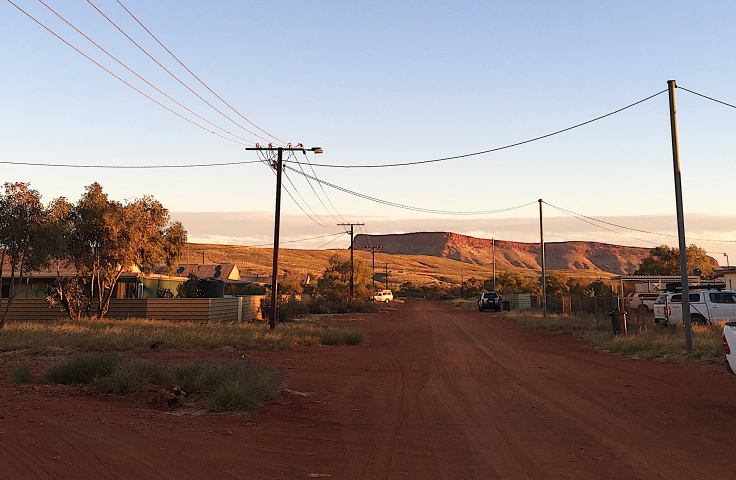 Remote community of Kintore, Northern Territory. Aboriginal health research. Credit: Steve Bell